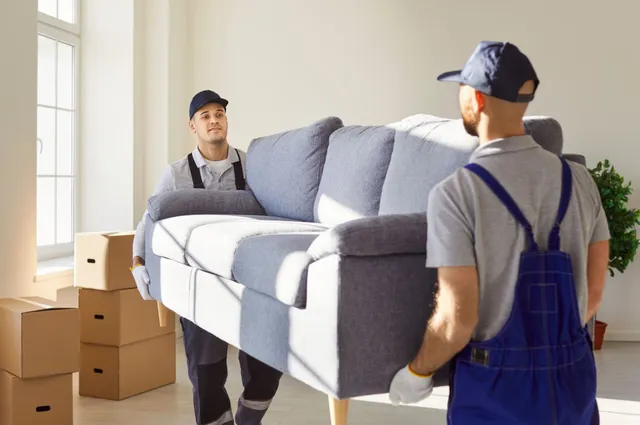 Movers delivering Pan Home furniture in Dubai